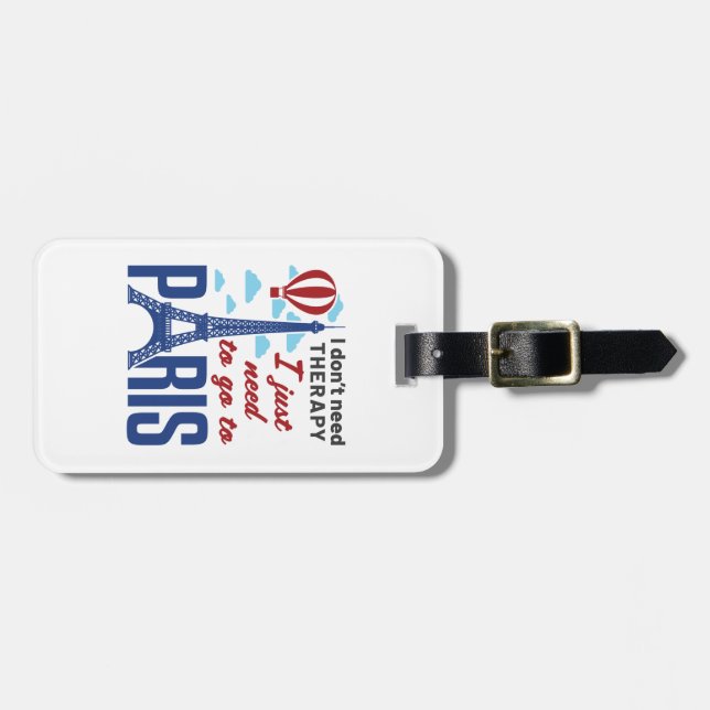 Jag behöver inte terapi jag behöver bara åka till  bagagebricka (Horisontell Framsida)