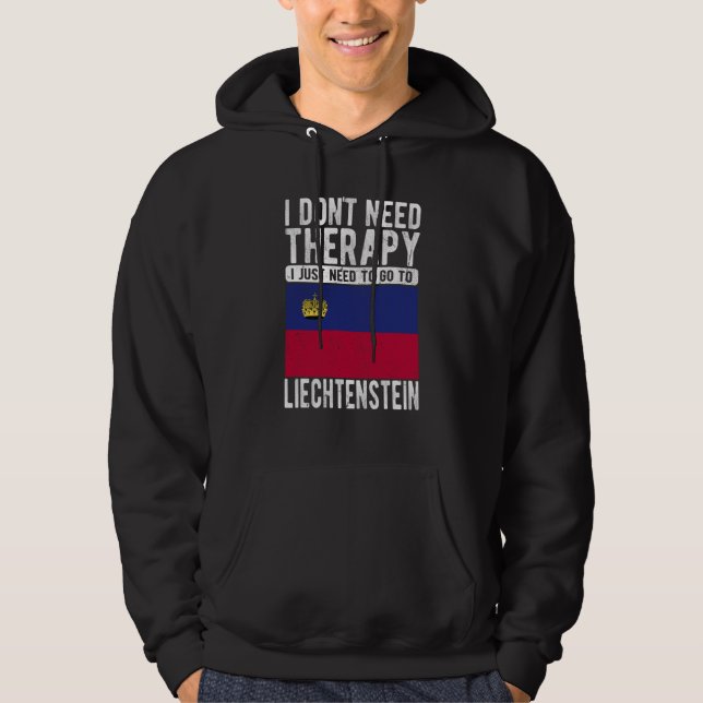 Jag behöver inte terapi, jag behöver bara åka till hoodie (Framsida)