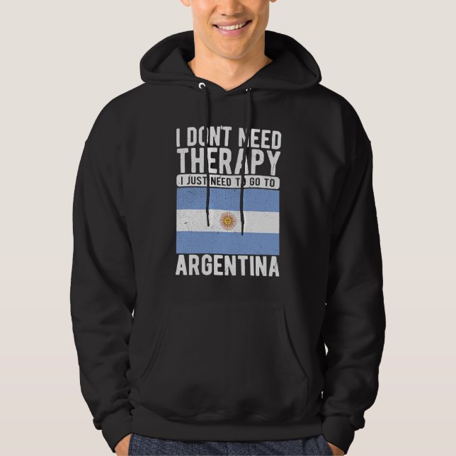 Jag behöver inte terapi, jag behöver bara åka till hoodie (Framsida)