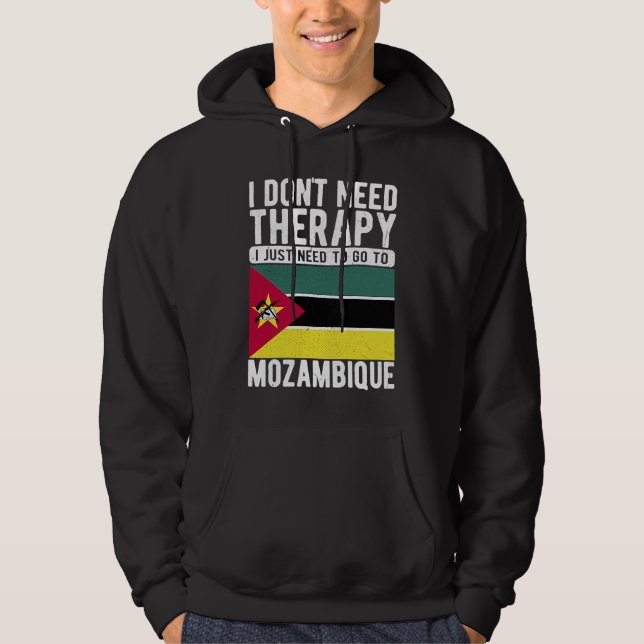 Jag behöver inte terapi, jag behöver bara åka till hoodie (Framsida)