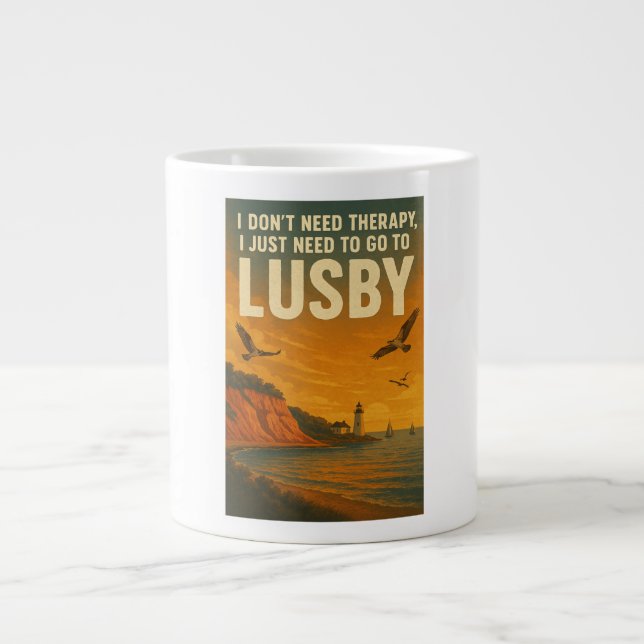 Jag behöver inte terapi, jag behöver bara åka till jumbo mugg (Framsidan)