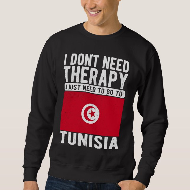Jag behöver inte terapi, jag behöver bara åka till lång ärmad tröja (Framsida)