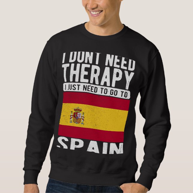 Jag behöver inte terapi, jag behöver bara åka till lång ärmad tröja (Framsida)