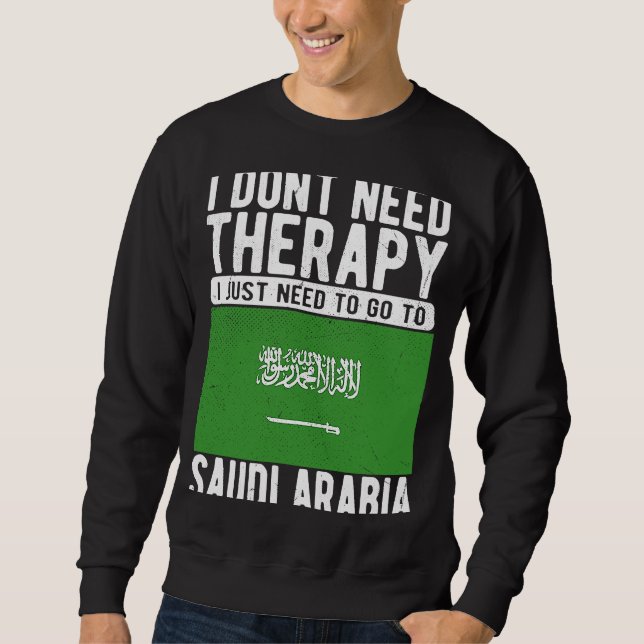 Jag behöver inte terapi, jag behöver bara åka till lång ärmad tröja (Framsida)