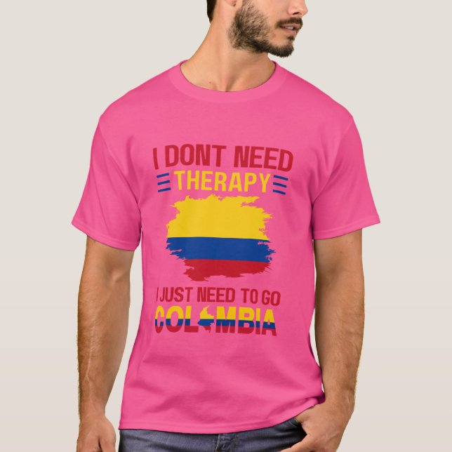 Jag behöver inte terapi jag behöver bara åka till  t shirt (Framsida)