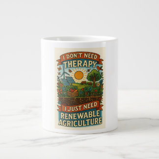 Jag behöver inte terapi, jag behöver bara förnybar jumbo mugg