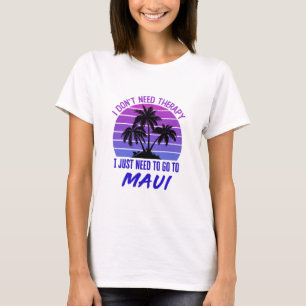 Jag behöver inte terapi jag behöver bara gå til t shirt