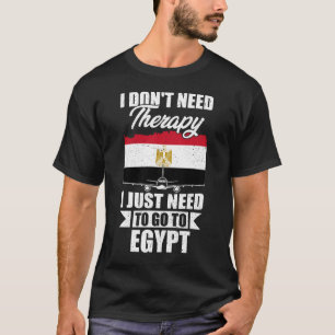Jag behöver inte terapi jag behöver bara gå till E T Shirt