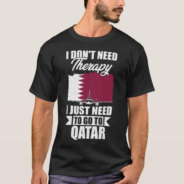 Jag behöver inte terapi jag behöver bara gå till Q T Shirt (Framsida)