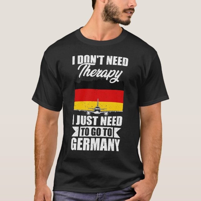 Jag behöver inte terapi jag behöver bara gå till t shirt (Framsida)