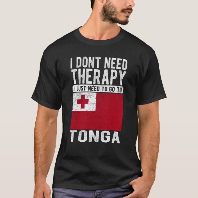 Jag behöver inte terapi. Jag behöver bara gå till  T Shirt (Framsida)