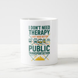 Jag behöver inte terapi, jag behöver bara kollekti jumbo mugg