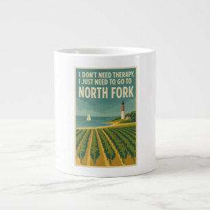 Jag behöver inte terapi, jag behöver bara North Fo Jumbo Mugg