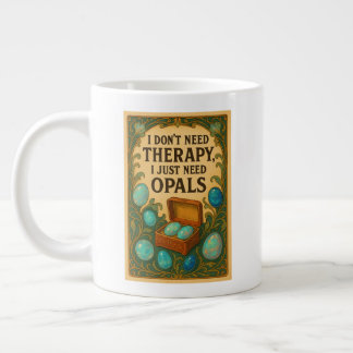 Jag behöver inte terapi, jag behöver bara Opals Jumbo Mugg