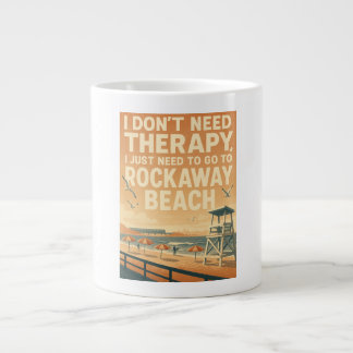 Jag behöver inte terapi, jag behöver bara Rockaway Jumbo Mugg