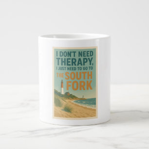 Jag behöver inte terapi, jag behöver bara South Fo Jumbo Mugg