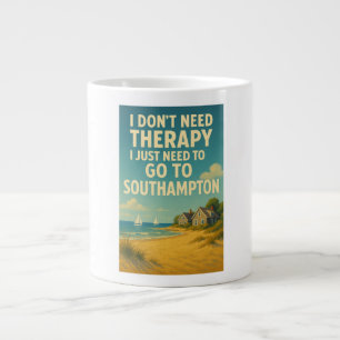 Jag behöver inte terapi, jag behöver bara Southamp Jumbo Mugg