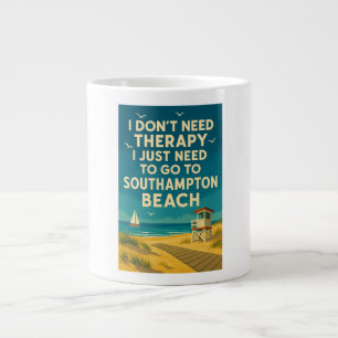 Jag behöver inte terapi, jag behöver Southampton B Jumbo Mugg