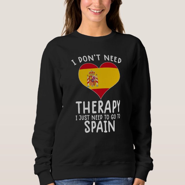 Jag behöver inte terapi om jag bara behöver åka ti t shirt (Framsida)