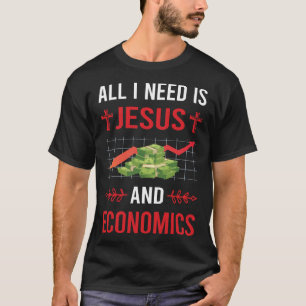 Jag behöver Jesus ekonomi Ekonom Ekonomist T Shirt