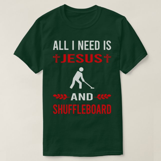 Jag behöver Jesus och avskjutningsbord T Shirt (Design framsida)