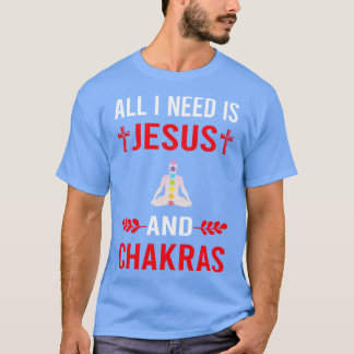 Jag behöver Jesus och Chakra Chakras T Shirt