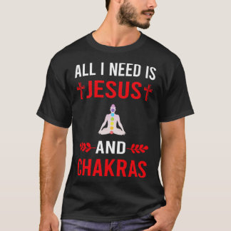 Jag behöver Jesus och Chakra Chakras T Shirt