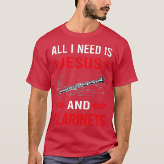 Jag behöver Jesus och Clarinet T Shirt