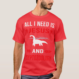 Jag behöver Jesus och Cryptozoology Cryptid Crypti T Shirt