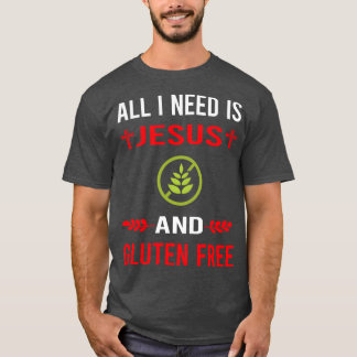 Jag behöver Jesus och Gluten gratis T Shirt
