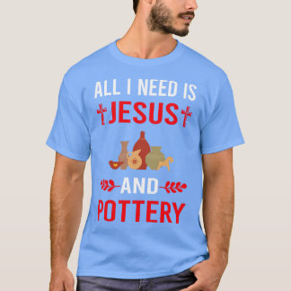 Jag behöver Jesus och Potter. T Shirt