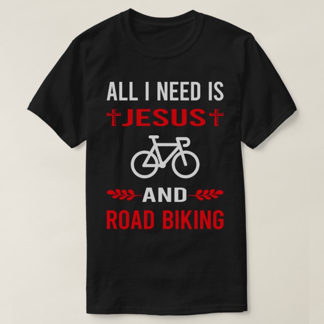 Jag behöver Jesus och trafikkungen T Shirt (Design framsida)