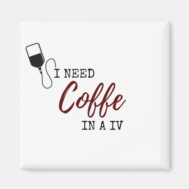 JAG BEHÖVER KAFFE I A IV MAGNET (Framsidan)