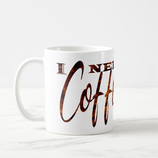 Jag Behöver Kaffe Kaffemugg (Vänster)