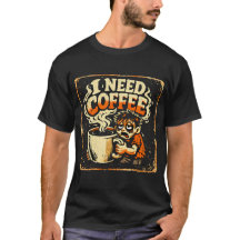 Jag behöver kaffe – Morgonöverlevnadshumor Tee