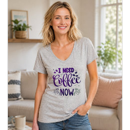 Jag Behöver Kaffe Nu Rolig Kaffe Tröja