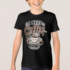 Jag Behöver Kaffe Nu Roligt Kaffeälskare Present f T Shirt