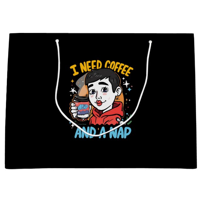 Jag behöver kaffe och en tupplur (Framsidan)