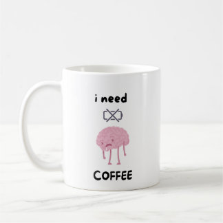 Jag Behöver Kaffe - Rolig Kaffeälskare Mugg" Kaffemugg