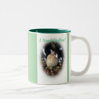 Jag behöver kaffe! Två-Tonad mugg