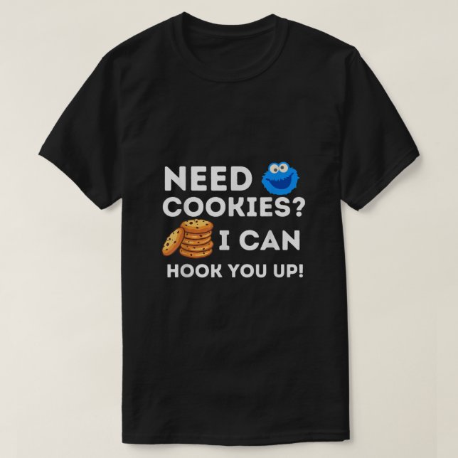 Jag behöver kakor för att kunna Krok dig med baker T Shirt (Design framsida)