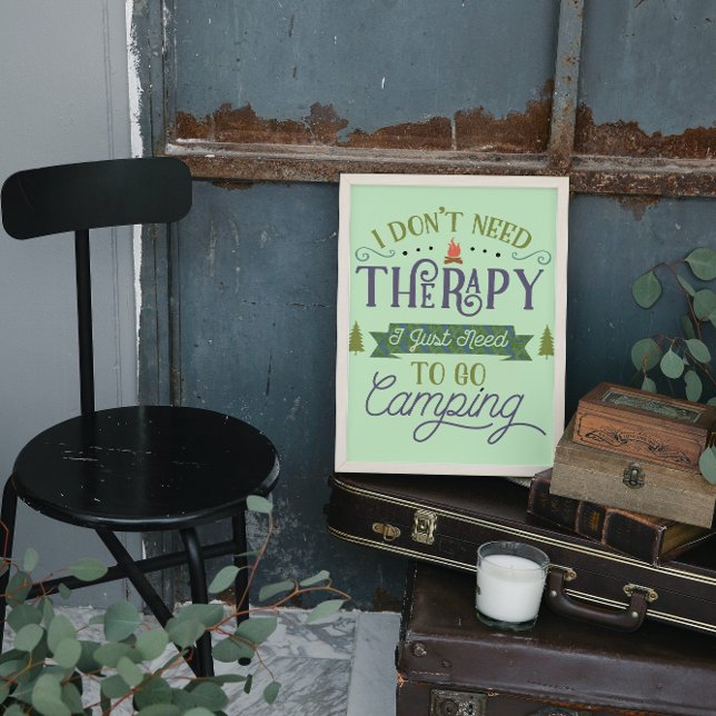 Jag behöver kampanj utan terapi poster (Skapare uppladdad)