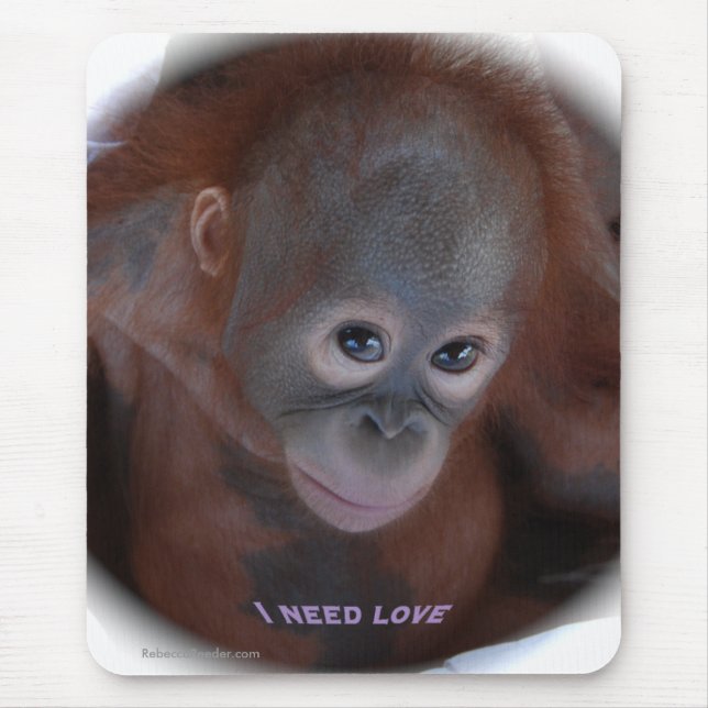 Jag behöver kärlek musmatta (Framsidan)