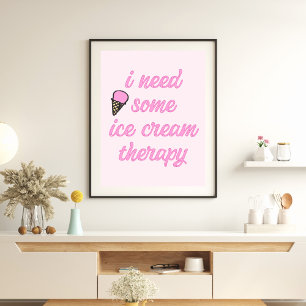 Jag behöver lite glassbehandling - Roligt Offert Poster