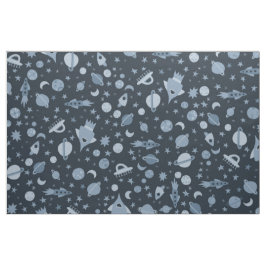 Jag behöver lite utrymme Universe UFO Mönster Tyg