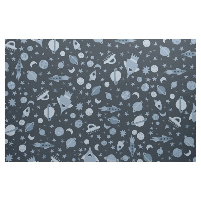 Jag behöver lite utrymme Universe UFO Mönster Tyg (Yard)