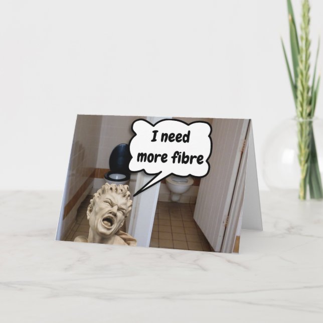 Jag behöver mer fiber. kort (Framsida)