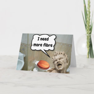 Jag behöver mer fiber. kort