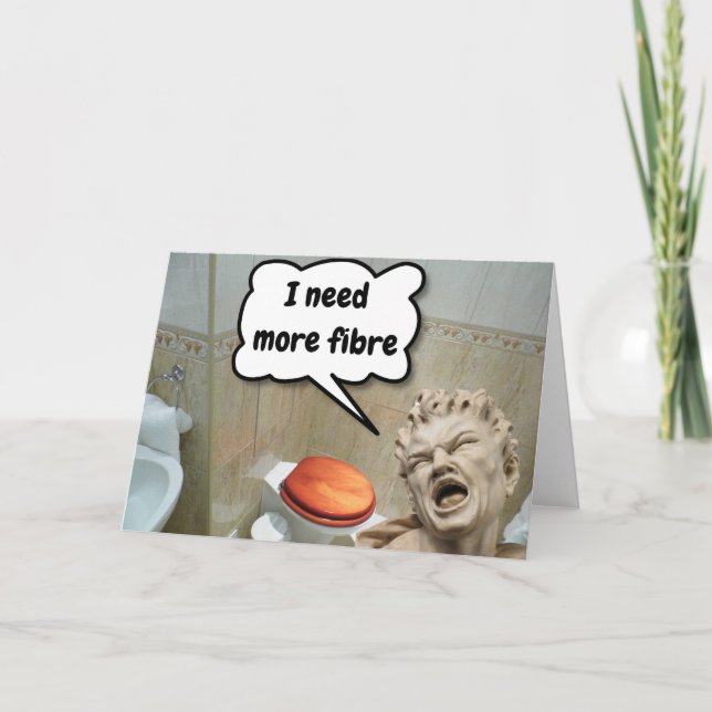 Jag behöver mer fiber. kort (Framsida)