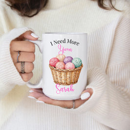 Jag Behöver Mer Garn Kaffe Mugg